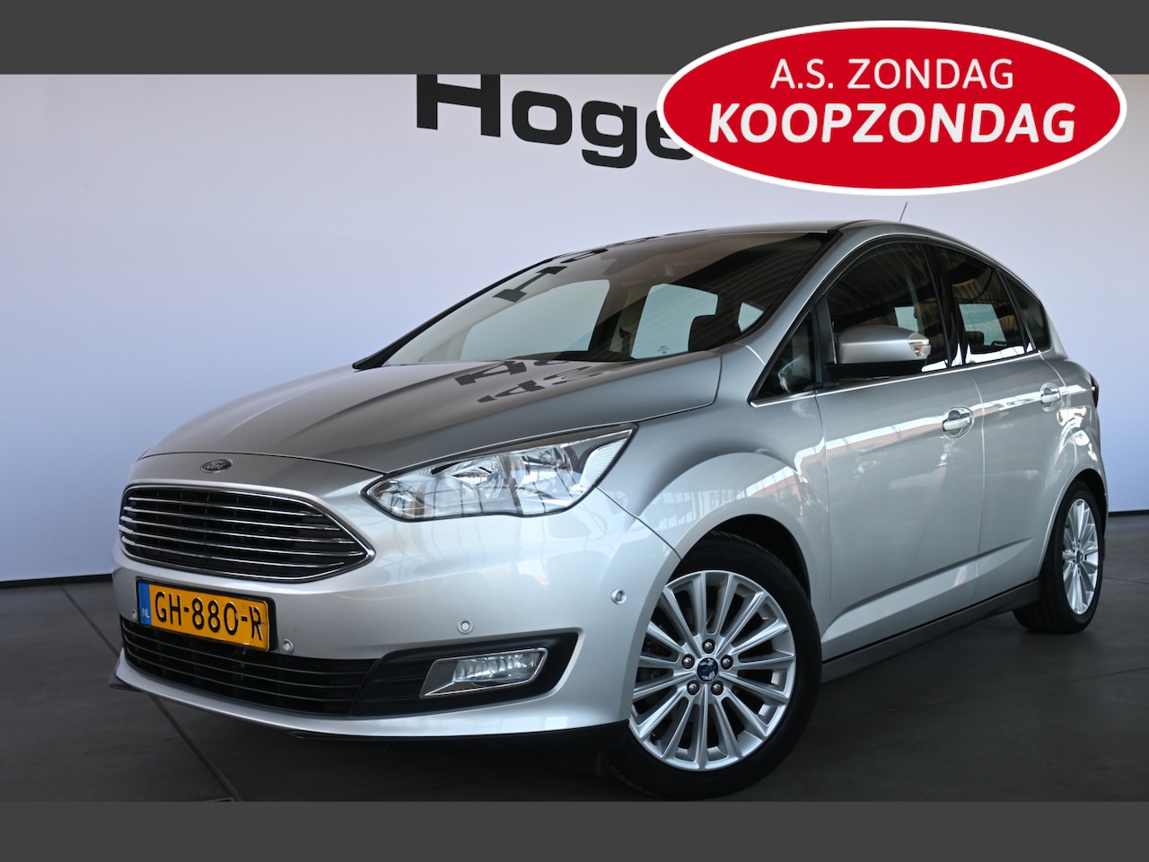 Ford C-Max - 1.0 Titanium Clima Cruise control Navigatie PDC Trekhaak Licht metaal Inruil mogelijk - AutoWereld.nl