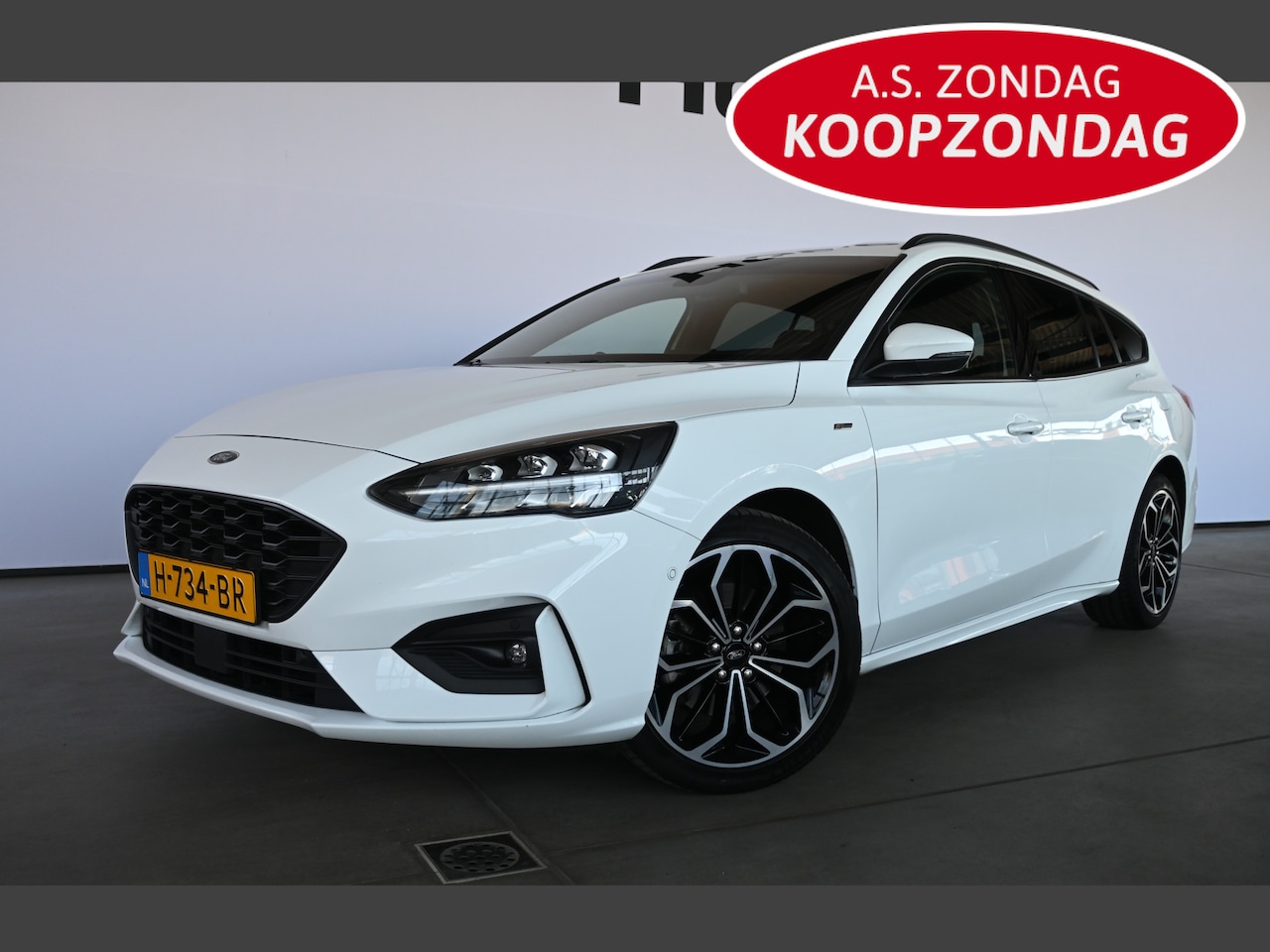 Ford Focus Wagon - 1.0 EcoBoost ST Line Business Clima Adaptieve cruise Navigatie LED 1e Eigenaar Inruil moge - AutoWereld.nl