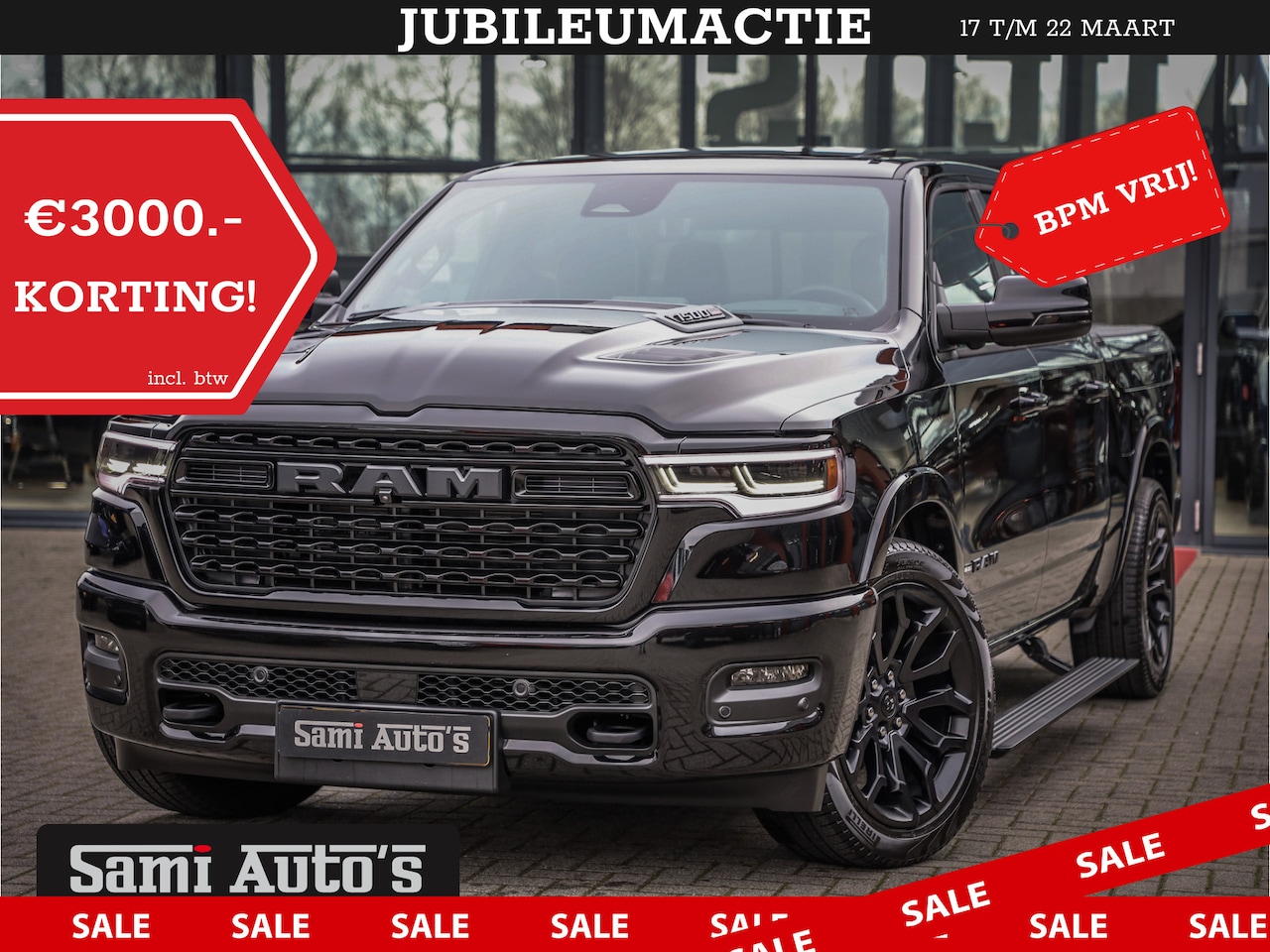 Dodge Ram 1500 - LIMITED HIGH OUTPUT | 706 NM 540PK | RAM VOL | DEMO | DEZE RAM BESCHIKT OVER ALLE BESCHIKB - AutoWereld.nl