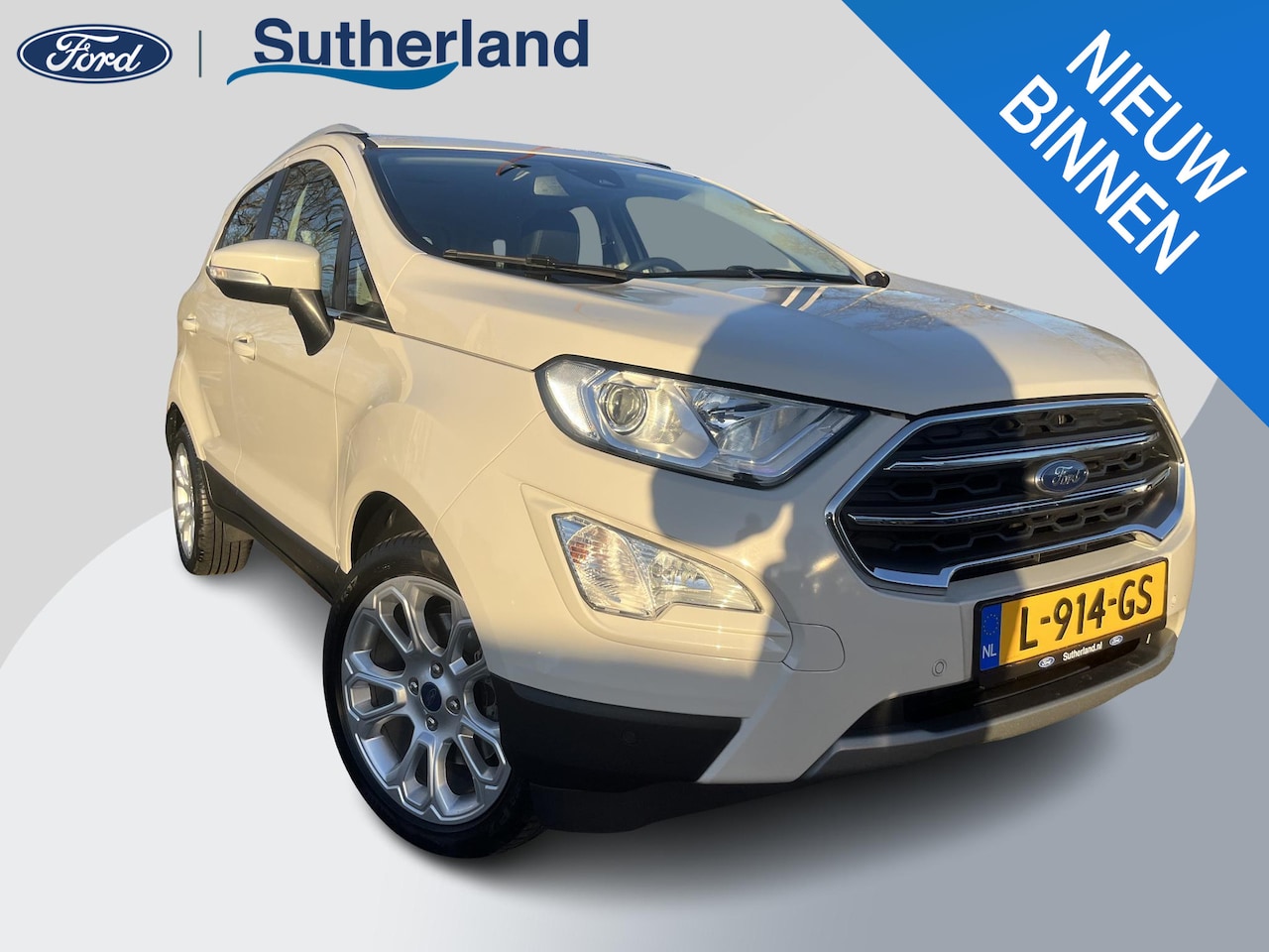 Ford EcoSport - 1.0 EcoBoost Titanium 125pk | Achteruitrijcamera | Cruise Control | Stoel-, Stuur- & Voorr - AutoWereld.nl