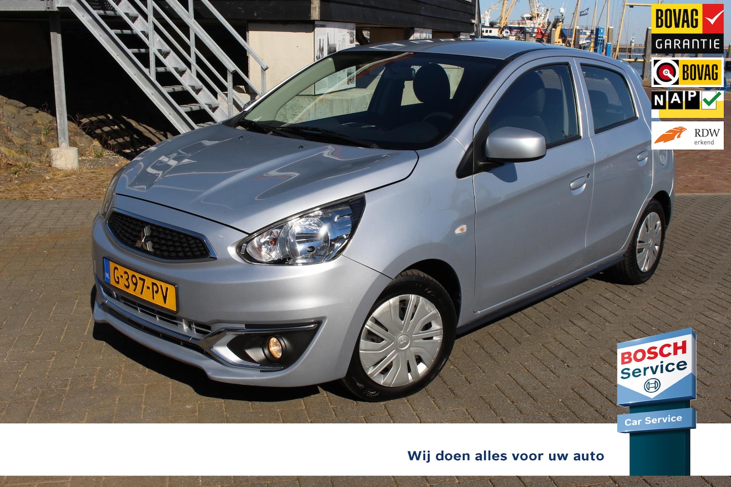 Mitsubishi Space Star - 1.0 Cool+ uitvoering Airco, ABS, A spoiler, 5 pers, 1e eigenaar nov 2019 - AutoWereld.nl