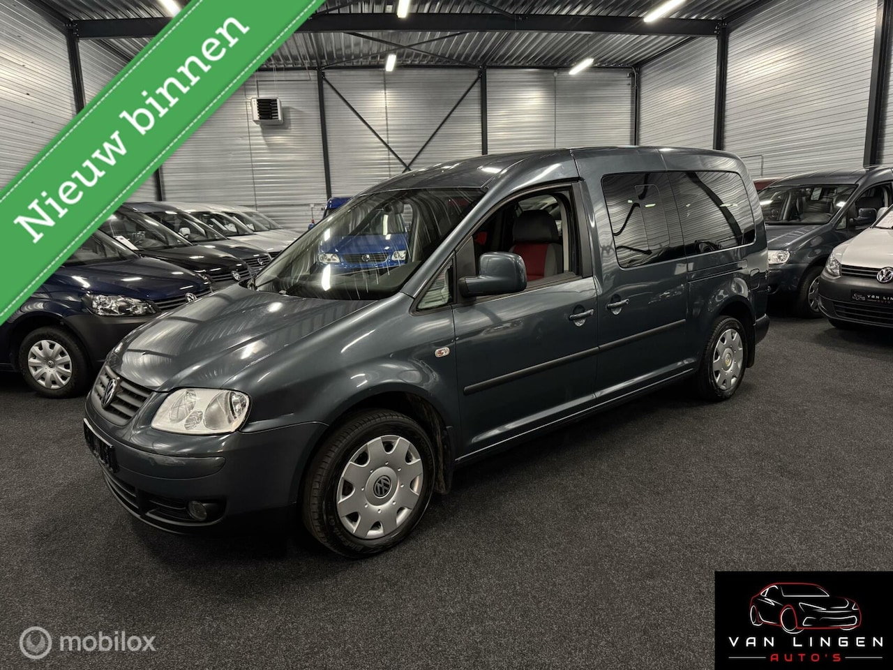 Volkswagen Caddy Maxi - 1.6 Airco Trekhaak 7p. Stoelverw|Apk✅ - AutoWereld.nl