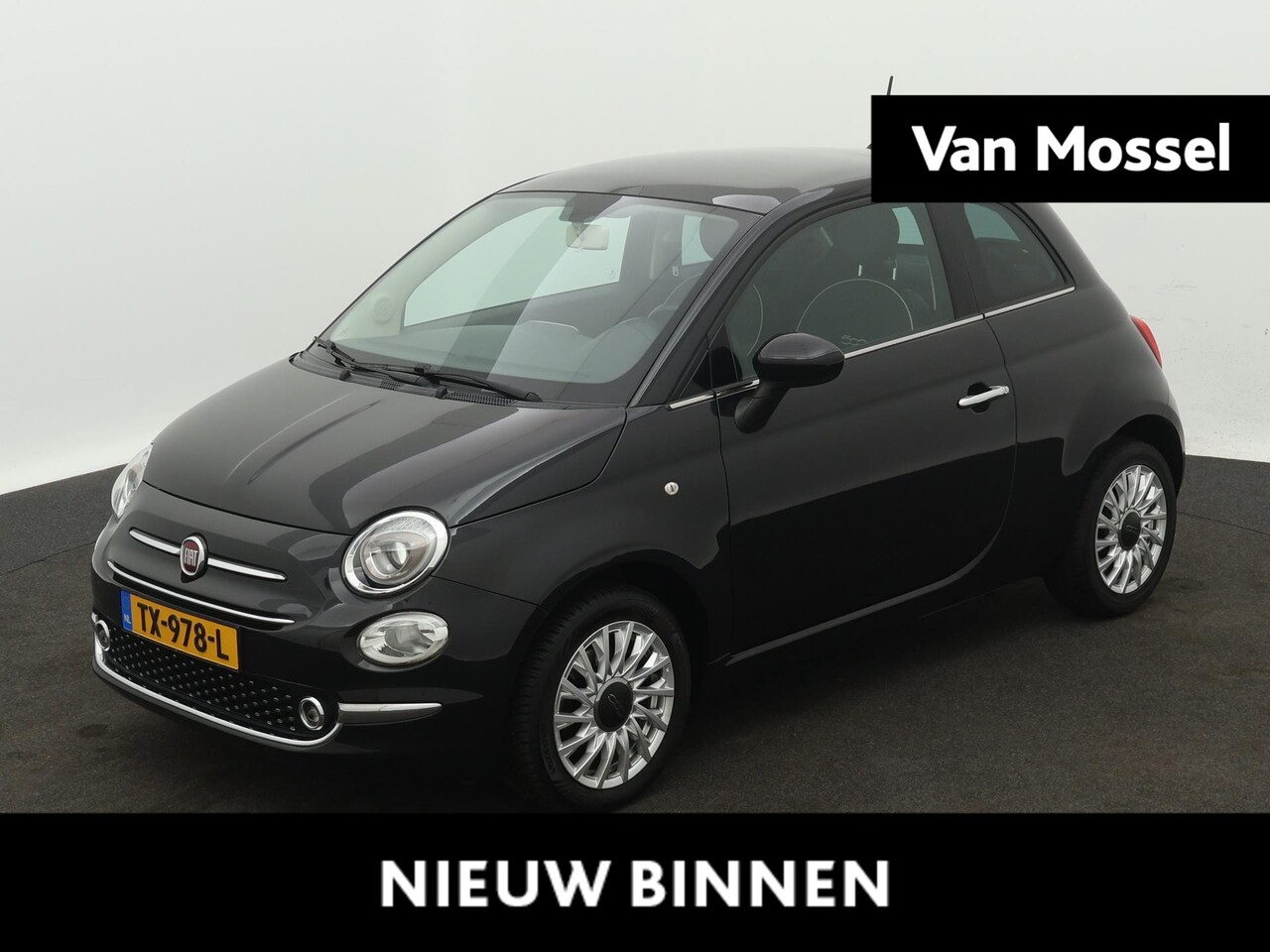 Fiat 500 - 1.2 Lounge | Parkeersensoren | Panoramadak | Lichtmetalen velgen | Mistlampen - AutoWereld.nl