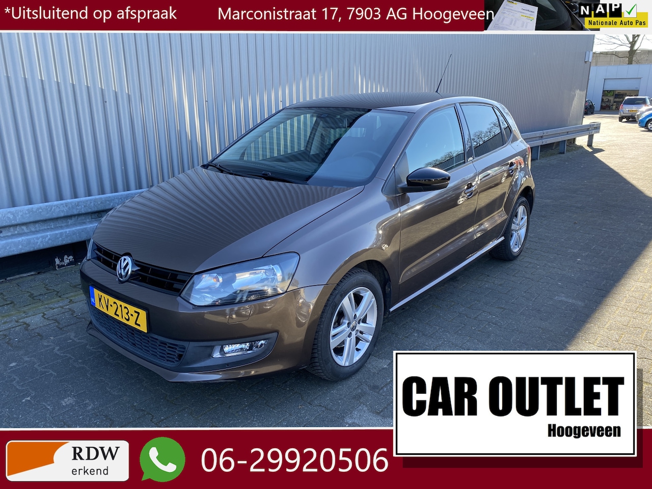 Volkswagen Polo - 1.2-12V BlueMotion Comfortline 1.2-12V BlueMotion Comfortline 5-Drs, A/C, CC, LM, nw. APK – Inruil Mogelijk – - AutoWereld.nl