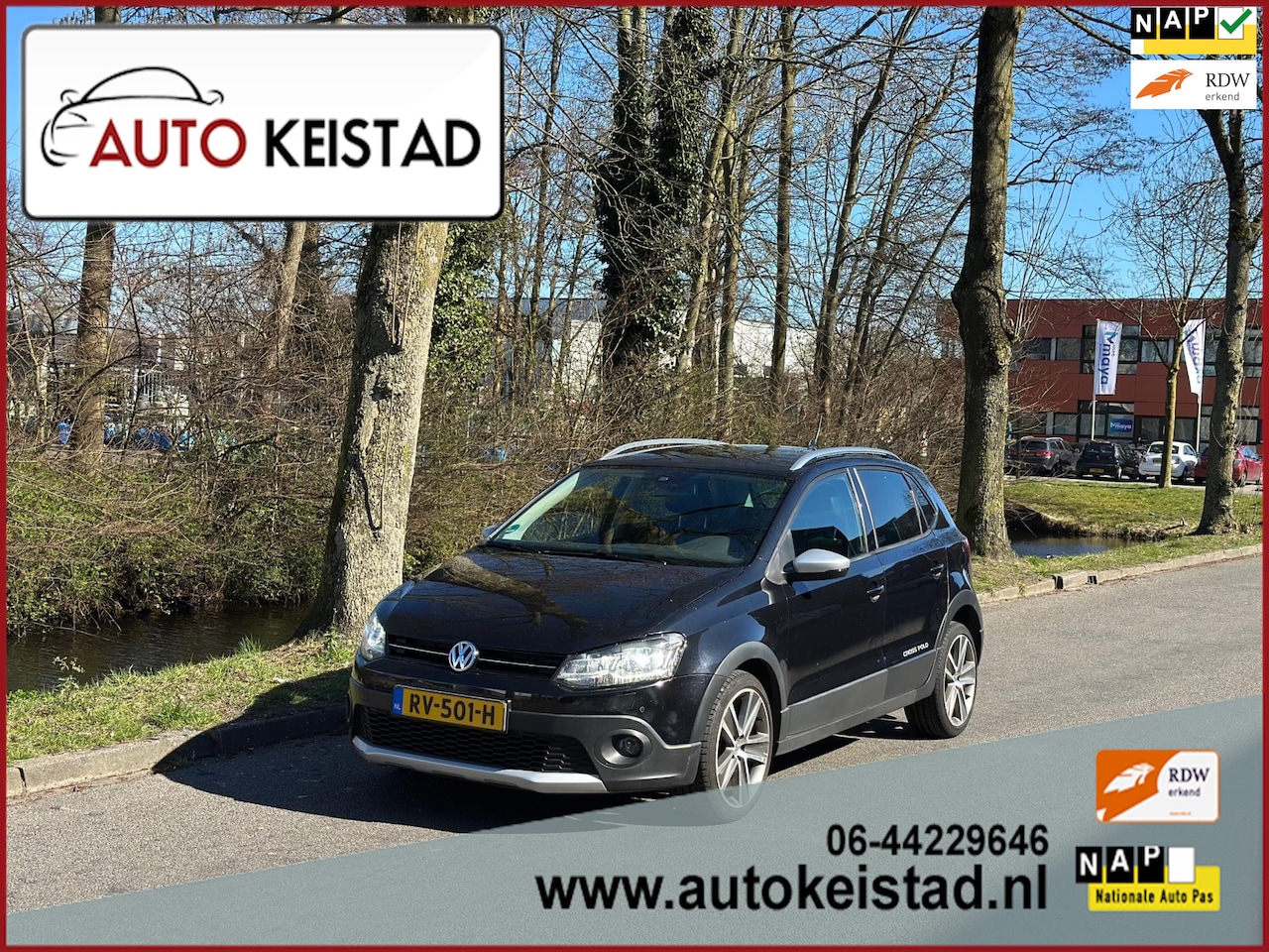 Volkswagen Polo - 1.6 TDI AUTOMAAT HIGHLINE LED/NAVIGATIE/CRUISE! - AutoWereld.nl