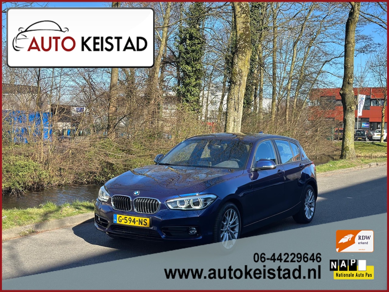 BMW 1-serie - 118i EXECUTIVE AUTOMAAT XENON/KEYLESS/NAVIGATIE! ORIGINELE KILOMETERS! - AutoWereld.nl