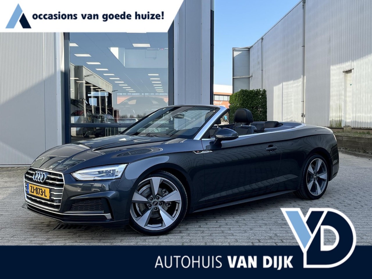 Audi A5 Cabriolet - 2.0 TFSI Design Pro Line Plus | 2x S-Line Pakket/Apple CarPlay-Android Auto/Camera/19"/Cli - AutoWereld.nl