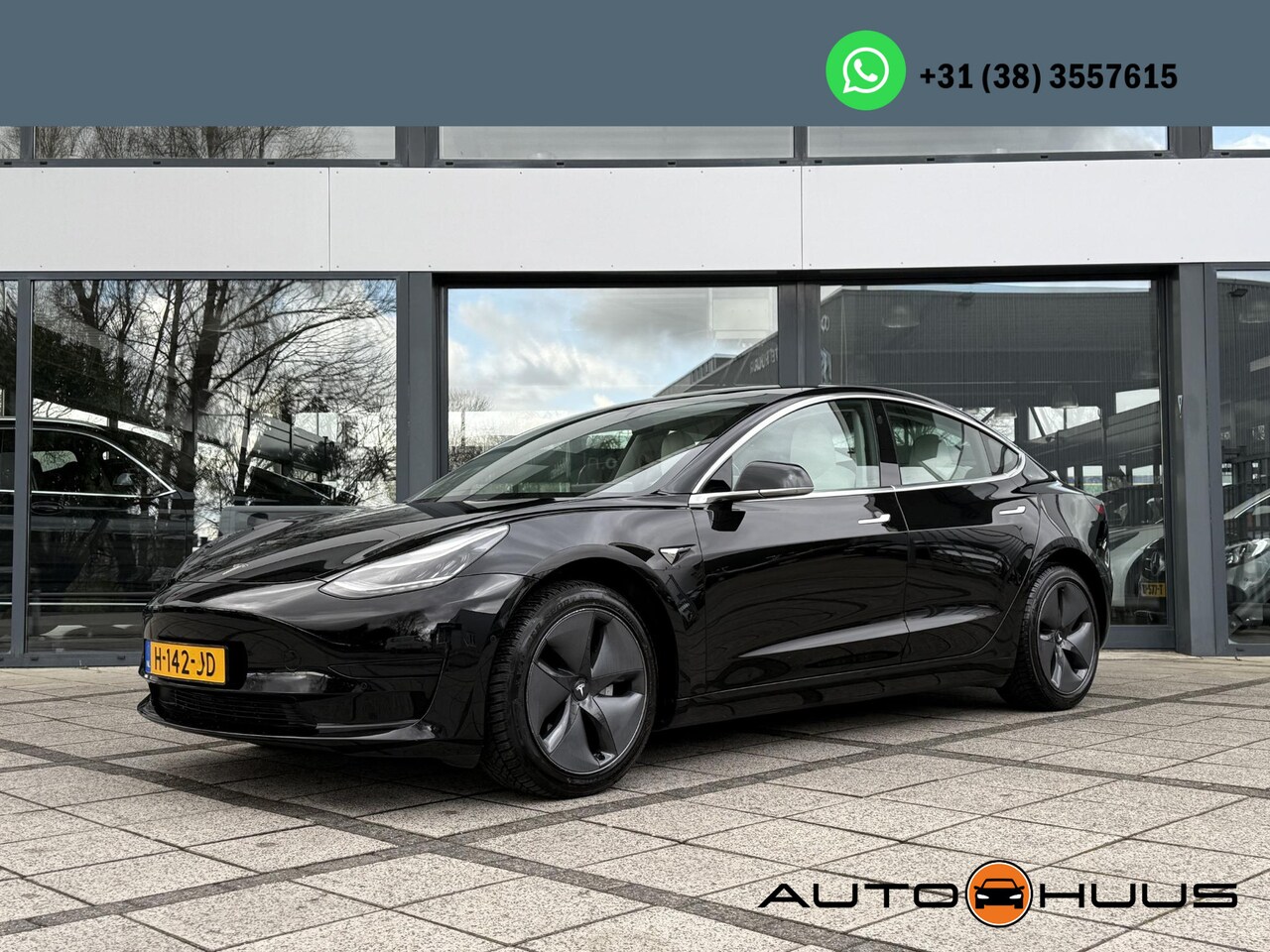 Tesla Model 3 - Range Plus RWD Autopilot Panorama White Leder - AutoWereld.nl