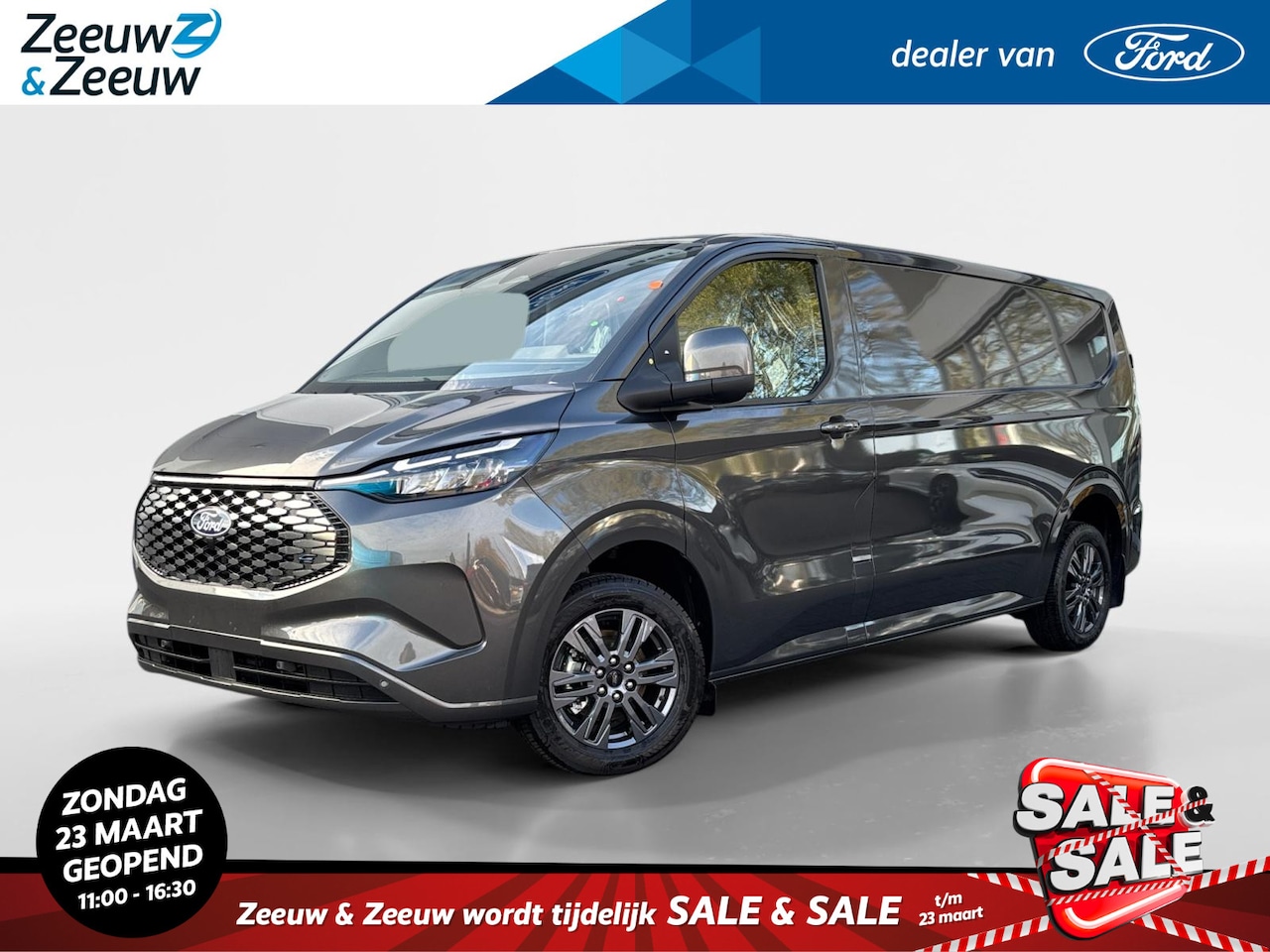 Ford E-Transit Cust. - 340 L2H1 Limited 65 kWh | 218pk | Nieuw te bestellen - AutoWereld.nl