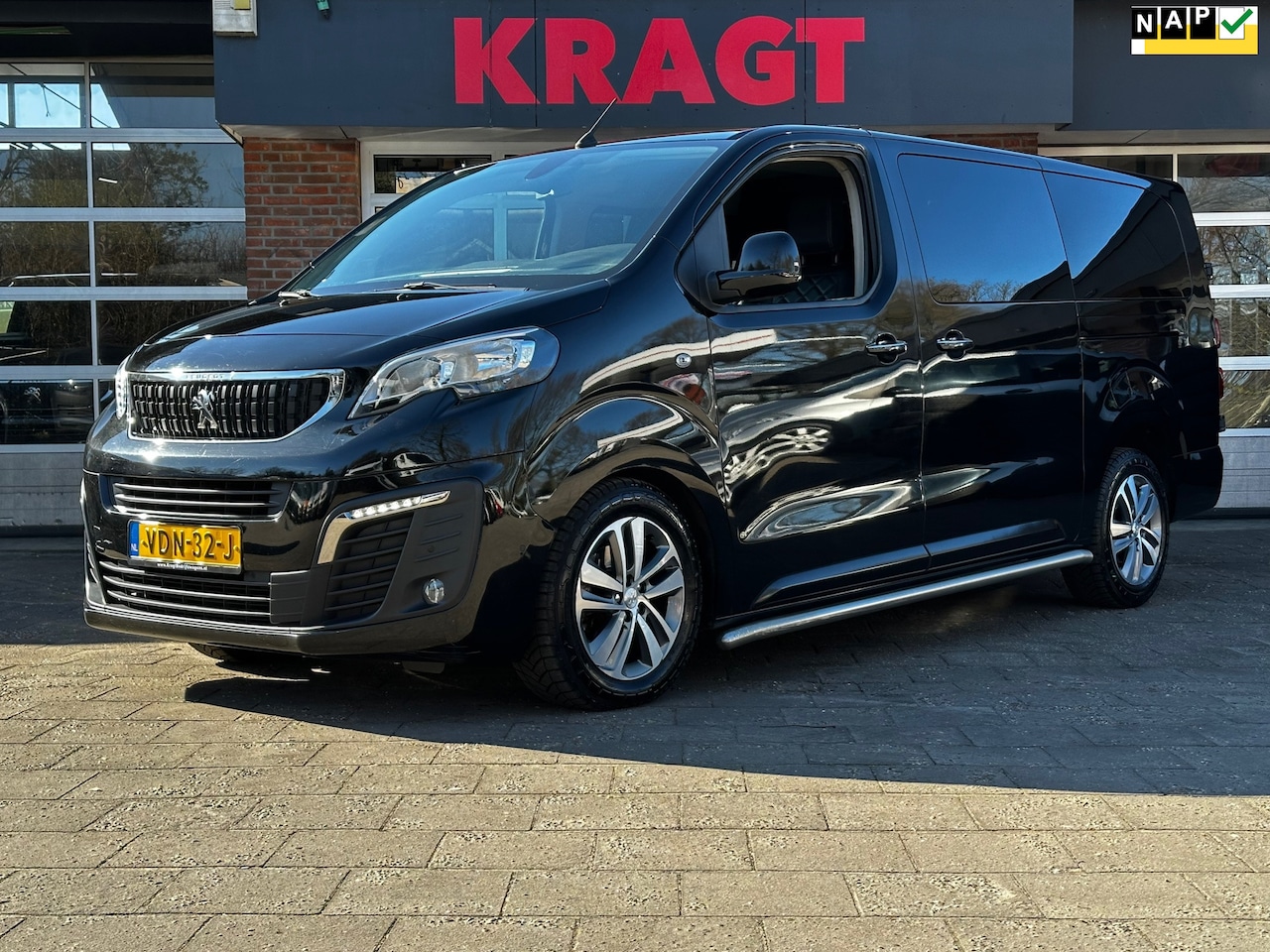 Peugeot Expert - 2.0 BlueHDI 180PK AUTOMAAT,CAMERA, Navi, Cruise, Clima, Trekhaak, dubb schuifdeur, lederen - AutoWereld.nl