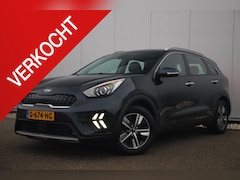 Kia Niro - 1.6 GDi Hybrid DynamicLine 20X OP VOORRAAD 140PK Automaat Half Leder Navigatie Camera Adap