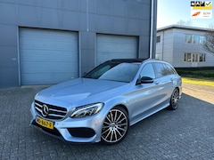 Mercedes-Benz C-klasse Estate - 300 HYBRID ///AMG 2017 Pano Dealer onderhouden