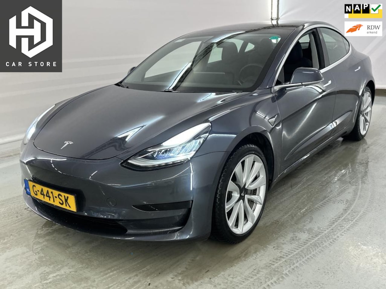 Tesla Model 3 - Standard RWD Plus 60 kWh 88% SOH 19 '' Velgen - AutoWereld.nl