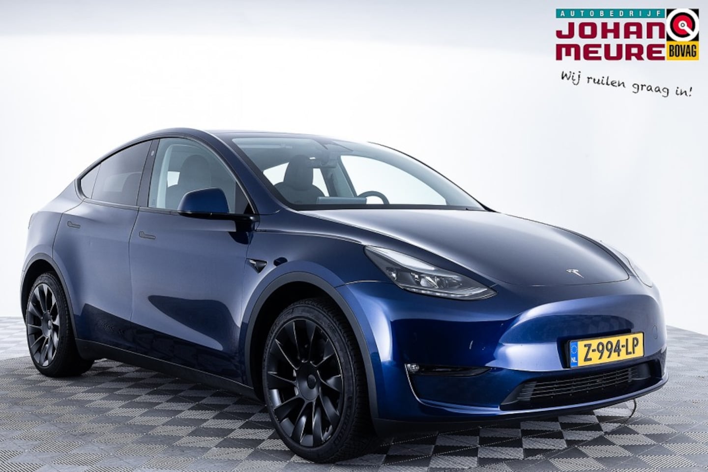 Tesla Model Y - Long Range AWD 75 kWh | LEDER | PANORAMADAK ✅ 1e Eigenaar . - AutoWereld.nl