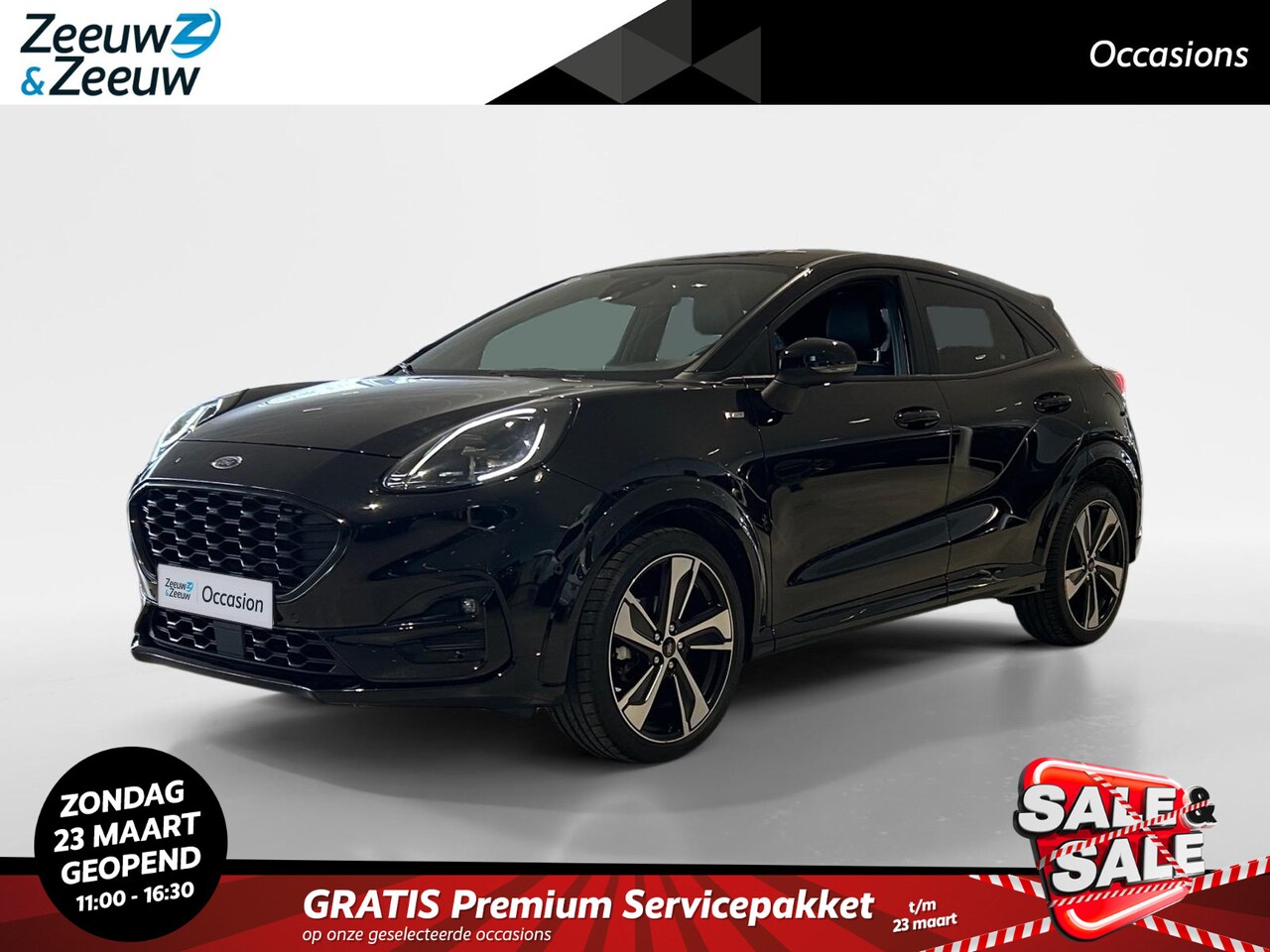 Ford Puma - 1.0 EcoBoost Hybrid ST-Line X 125pk | BLISS | Adapieve cruise control | 19inch | Spoiler | - AutoWereld.nl