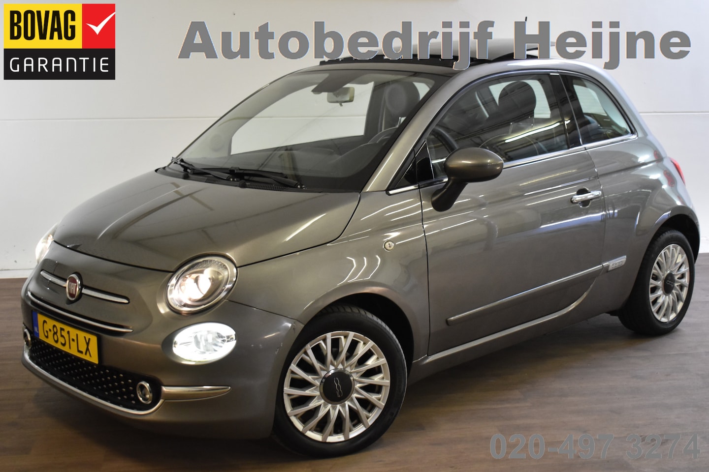 Fiat 500 - TwinAir 85PK TURBO LOUNGE CARPLAY/PDC/PANORAMA - AutoWereld.nl