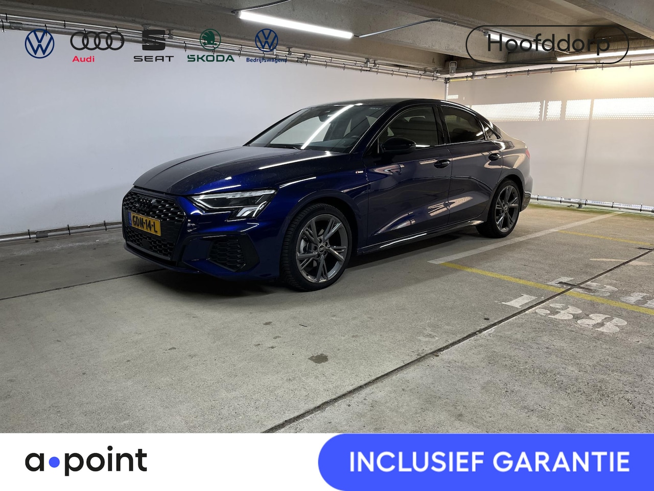 Audi A3 Limousine - 30 TFSI S edition 110 pk S-tronic | Verlengde garantie | Navigatie | Parkeersensoren achte - AutoWereld.nl