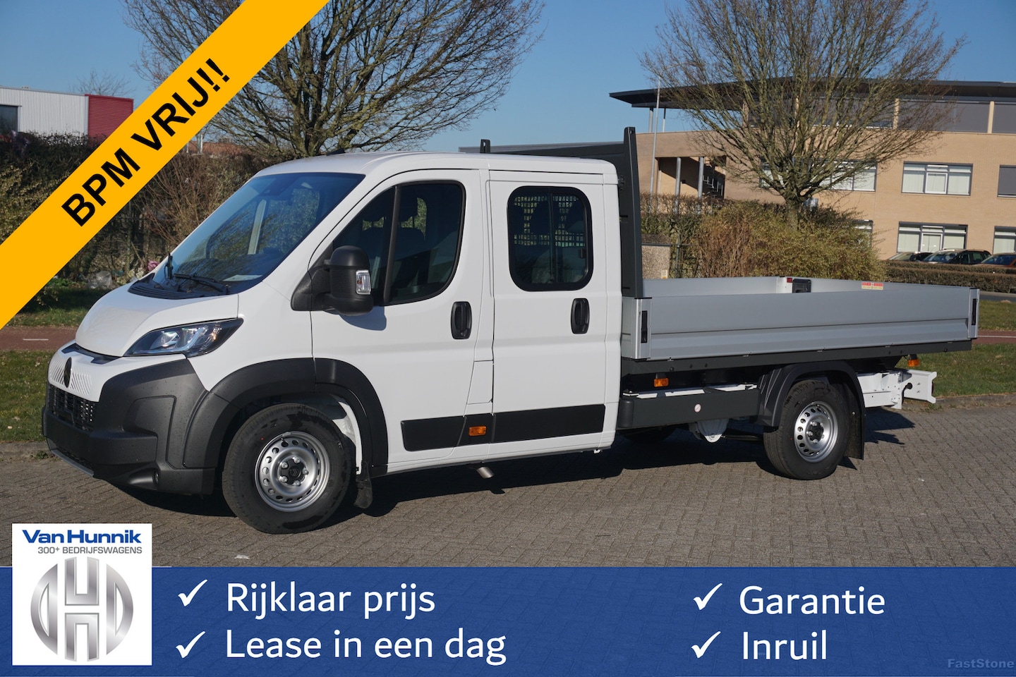 Citroën Jumper - 35 Heavy DOKA 140PK L4 Open Laadbak 10" Scherm, Navi, Airco, Cruise!! NR. 169 - AutoWereld.nl