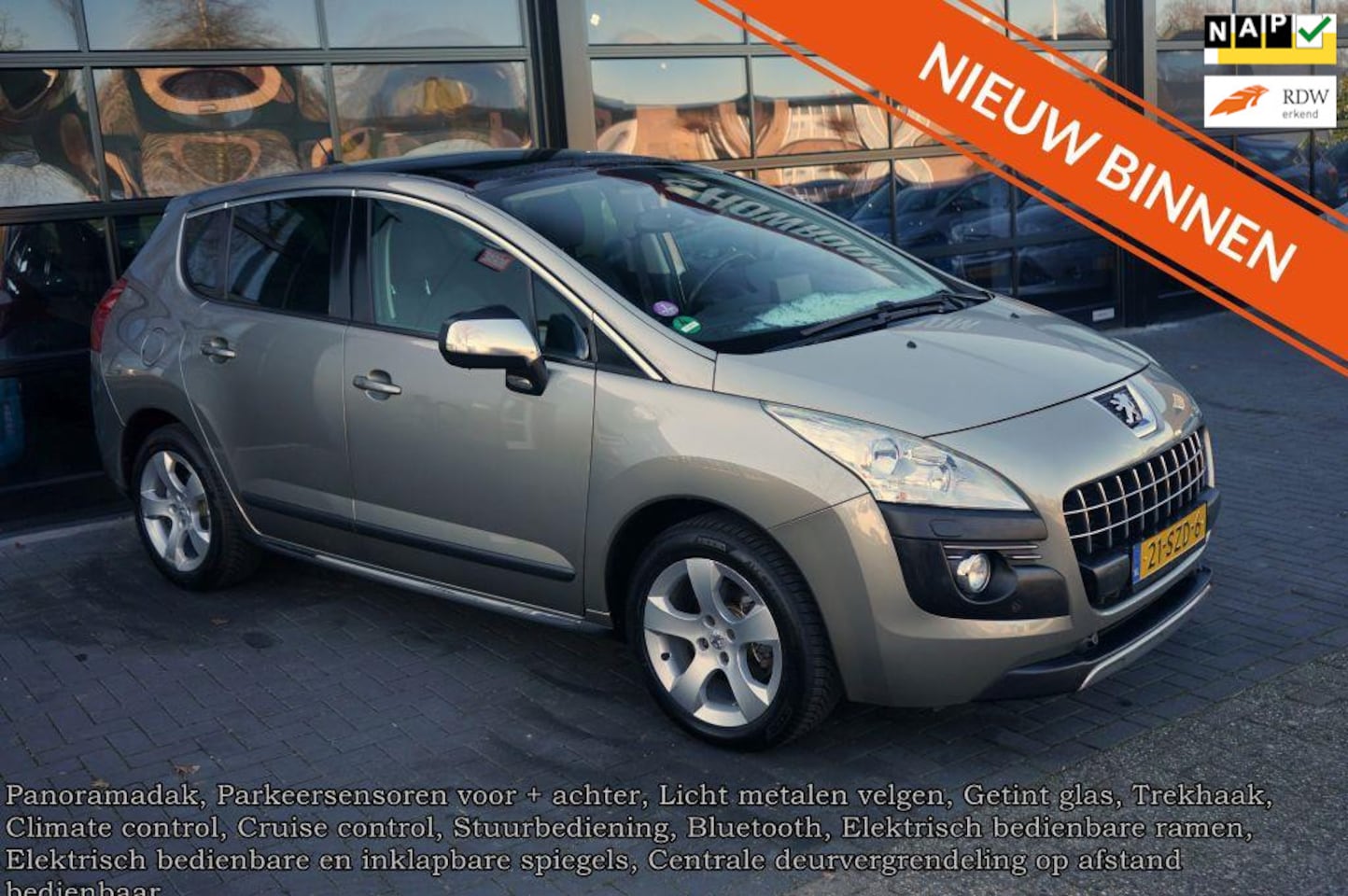 Peugeot 3008 - 1.6 THP GT 1.6 THP GT, Panodak, Clima, Navi, PDC, CC, Elek pakket - AutoWereld.nl