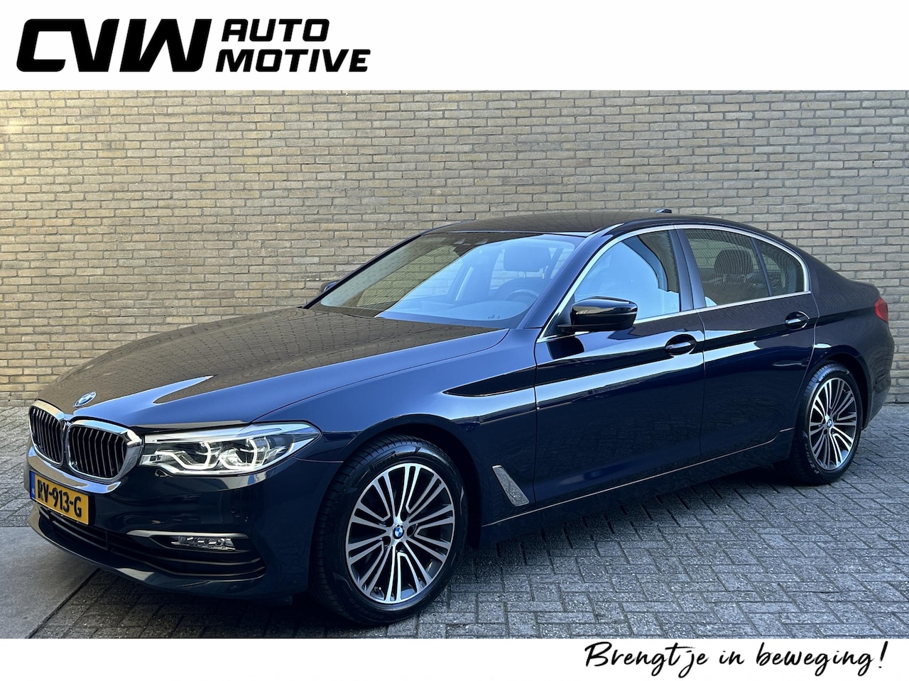 BMW 5-serie - 520i High Executive Automaat | Lederen bekleding | Navigatie | Cruise control | Memory | L - AutoWereld.nl