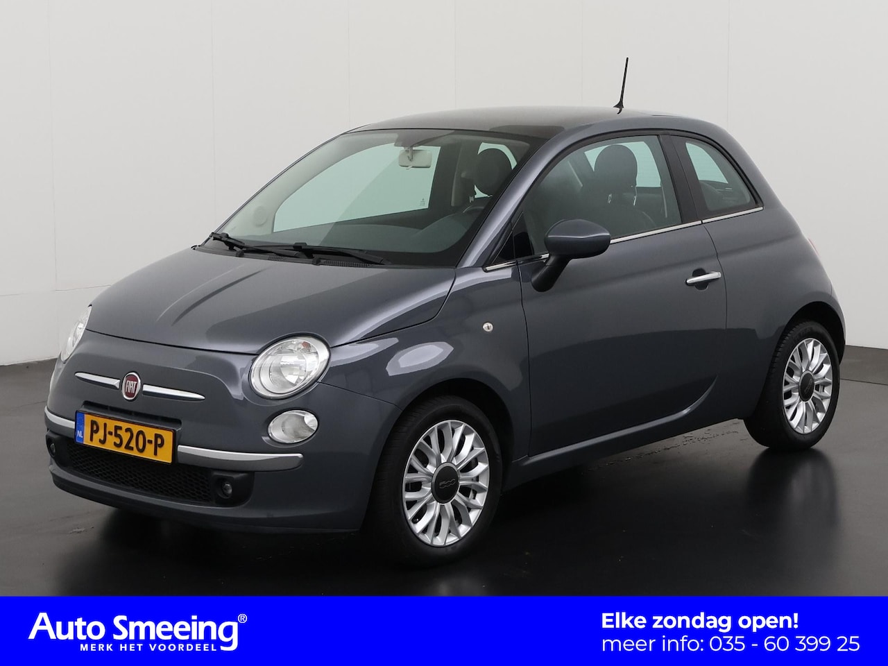 Fiat 500 - 1.2 Lounge | Panoramadak | Parkeersensor | Lichtmetalen Velgen | Zondag Open! - AutoWereld.nl