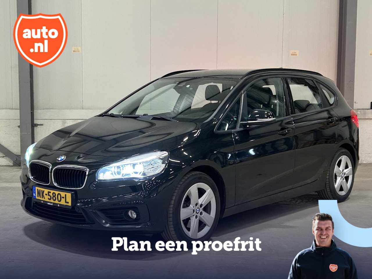 BMW 2-serie Active Tourer - 218i M Sport | Cruise Control | Stoelverwarming | Navigatie | LED | Trekhaak | 17"LM velge - AutoWereld.nl