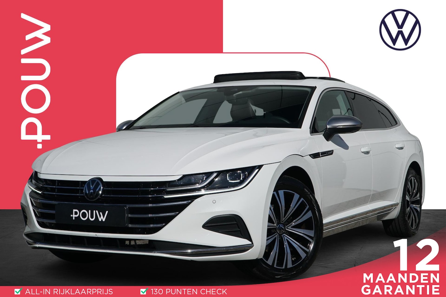 Volkswagen Arteon Shooting Brake - 1.4 TSI 218pk eHybrid Elegance Business+ | Panoramadak | Rondomzicht Camera | Elektrische - AutoWereld.nl