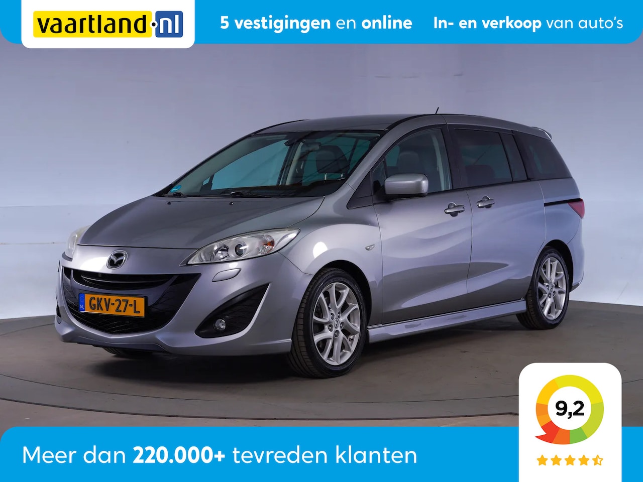 Mazda 5 - 2.0 TS+ 7 Persoons! [ Stoelverwarming Airco Cruise Control] - AutoWereld.nl