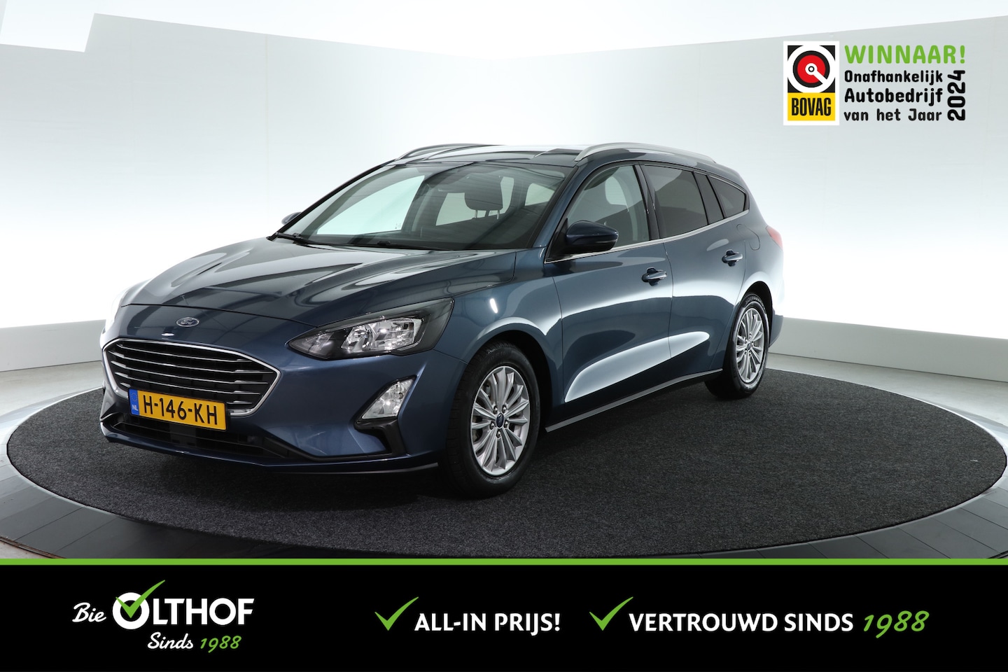 Ford Focus Wagon - 1.5 EcoBoost Titanium Business | TREKHAAK - 1500kg | STOEL- STUURVERW. | - AutoWereld.nl