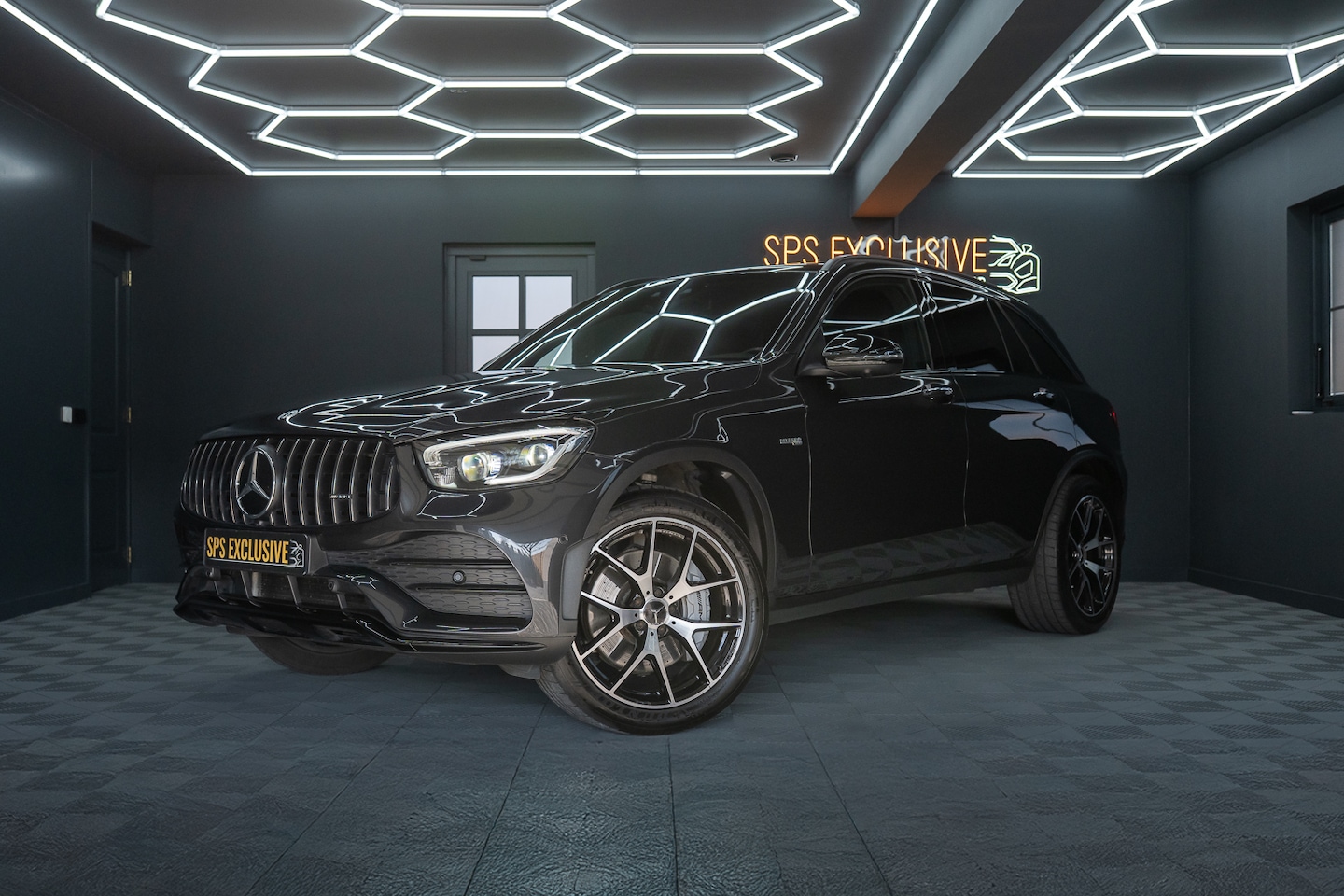 Mercedes-Benz GLC-klasse - AMG 43 4MATIC Premium Plus Burmester / Panoramadak / Adaptieve luchtvering / 360 graden / - AutoWereld.nl