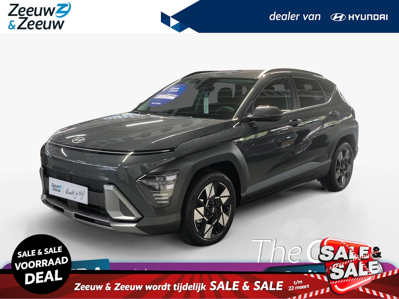 Hyundai Kona - 1.6 GDI HEV Premium RIJKLAAR € 38.500,- | DIRECT RIJDEN - AutoWereld.nl