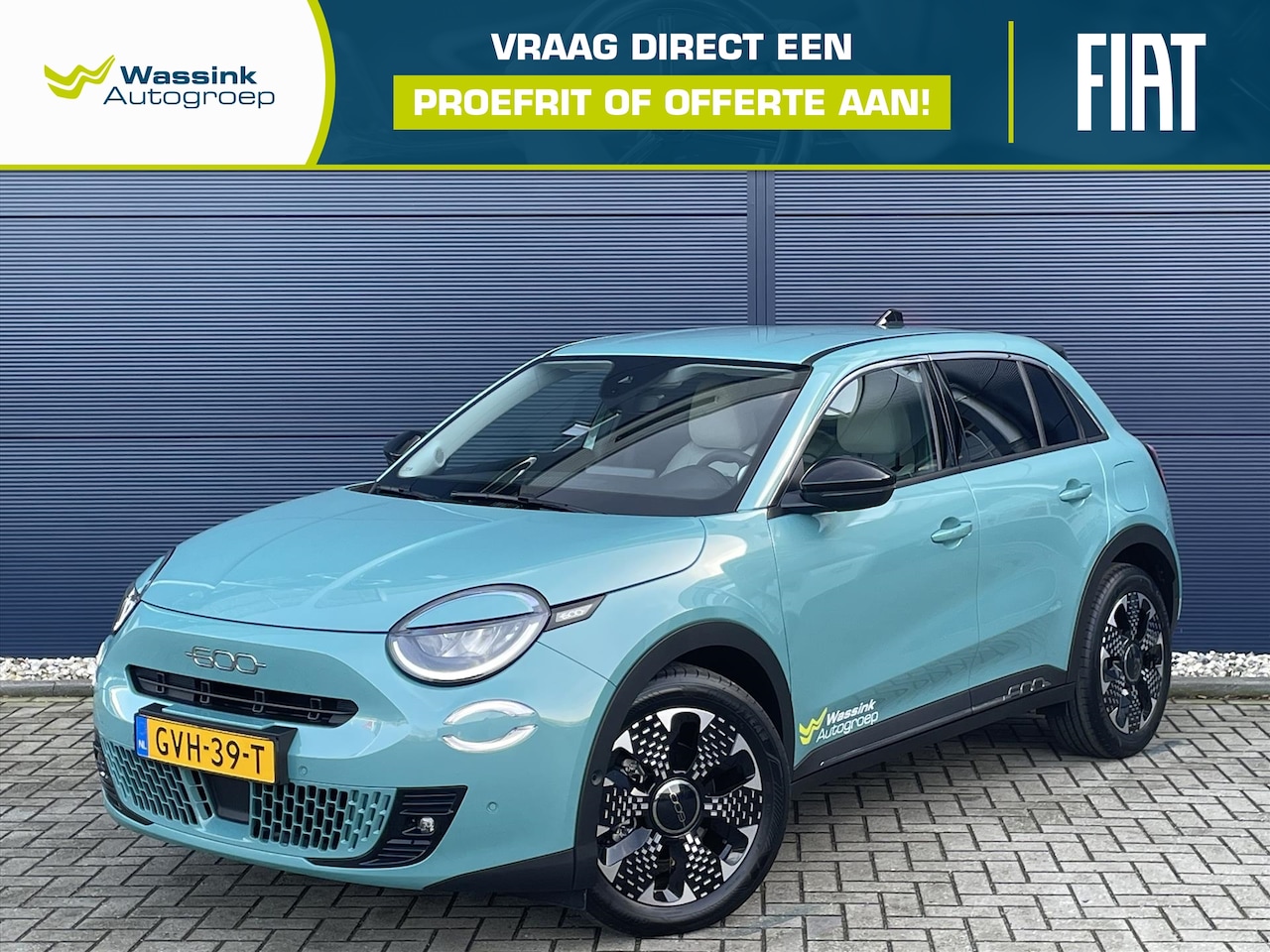 Fiat 600 - 54kWh 156pk Aut La Prima | Navigatie | Carplay | Leder | Handsfree achterklep - AutoWereld.nl