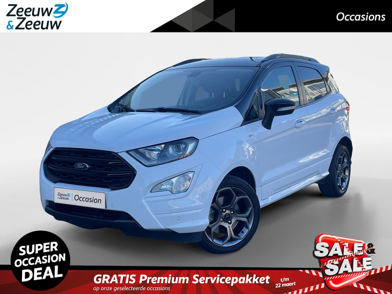 Ford EcoSport - 1.0 EcoBoost ST-Line Automaat | Climate Control | Dodehoek Detectie | Achteruitrijcamera | - AutoWereld.nl