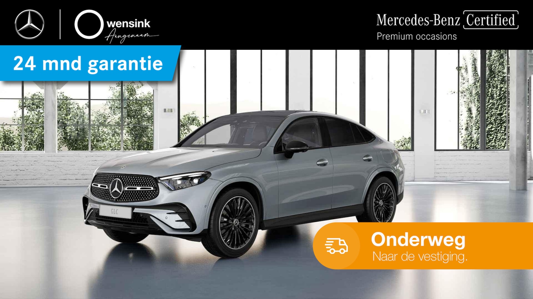 Mercedes-Benz GLC-klasse Coupé - 300e 4MATIC AMG Line | Premium plus | Rij assistentie | Trekhaak | Panoramadak | Night pak - AutoWereld.nl