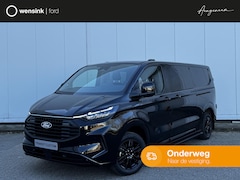 Ford Transit Custom - 320 2.5 PHEV L2H1 Black Platinum DUBBEL CABINE | 2250 KG AHW | 1100 KG Laadvermogen | Lede