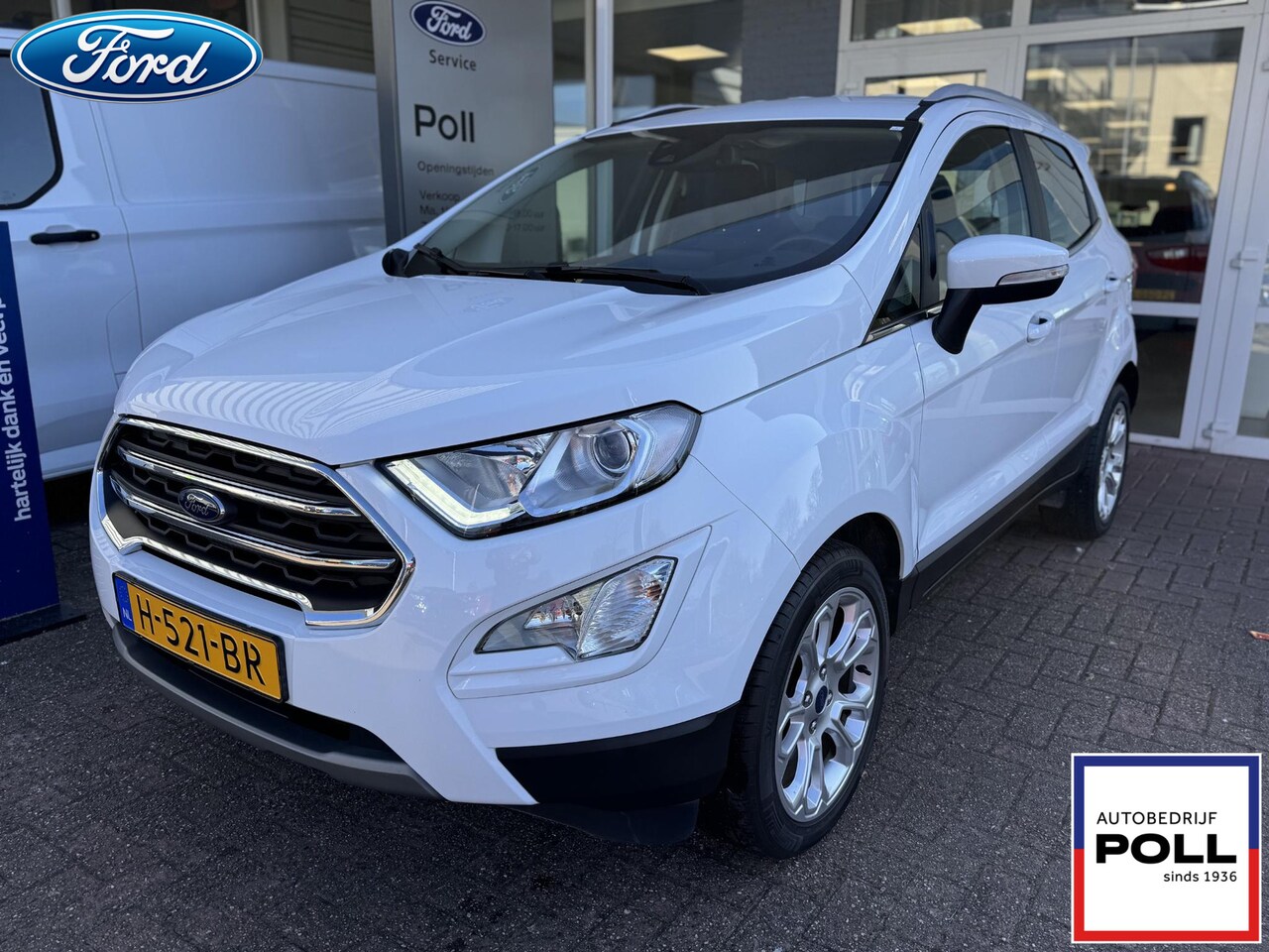 Ford EcoSport - 125pk EcoBoost Titanium X-Pack B&O Navi Leder Parkeersensoren Keyless 17" LM velgen - AutoWereld.nl