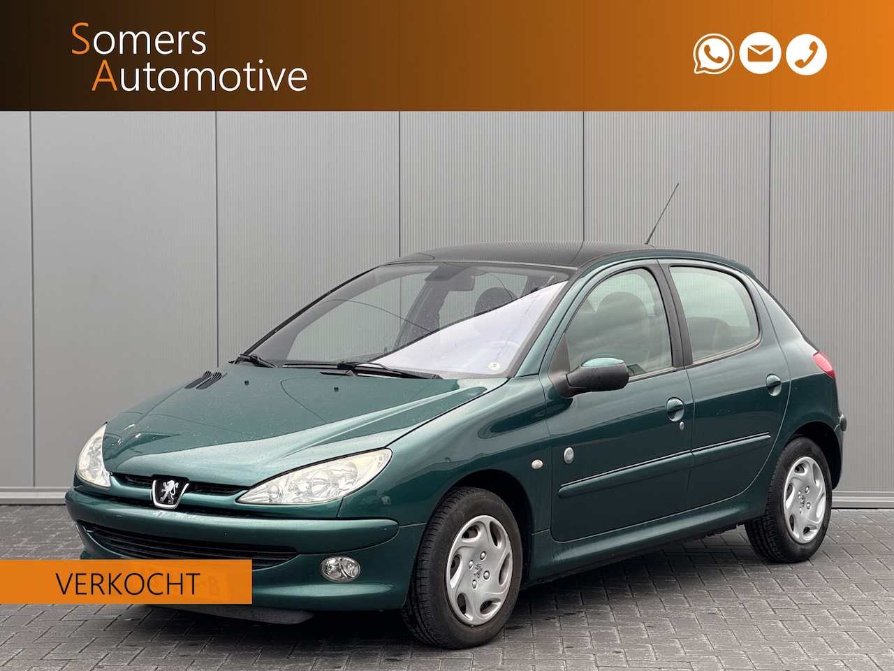 Peugeot 206 - 1.4 Automaat Roland Garros | Panorama | Leder | Climate Control - AutoWereld.nl