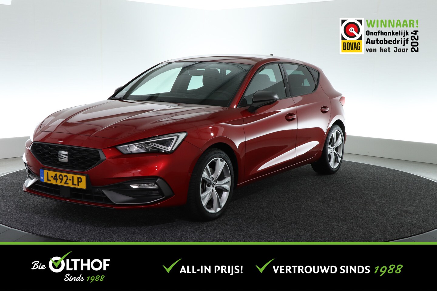 Seat Leon - 1.0 TSI FR Business Intense | ADAP. CRUISE | CARPLAY | CLIMA | - AutoWereld.nl