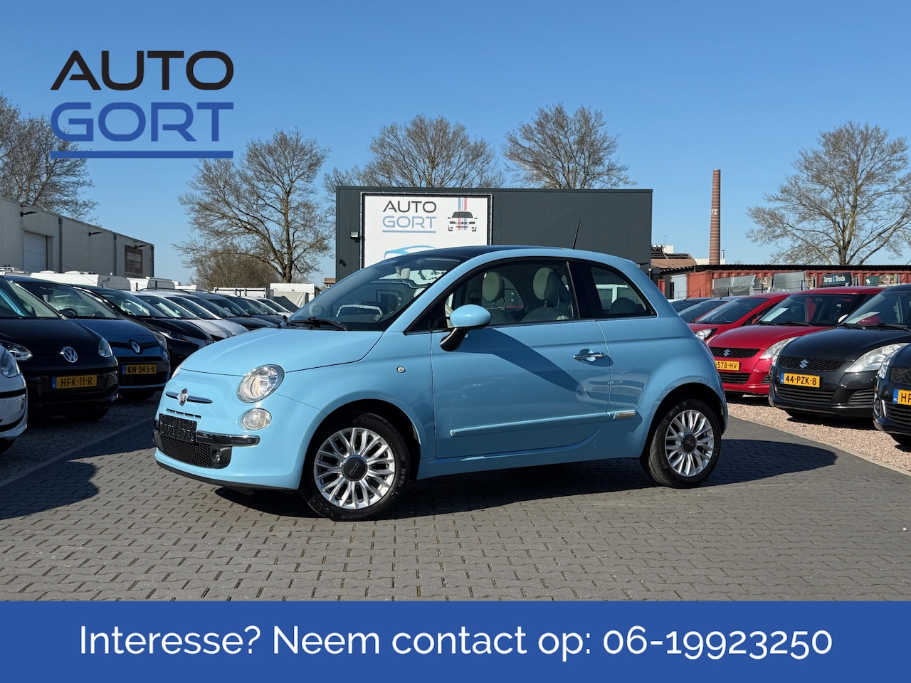 Fiat 500 - 1.2 Lounge | Airco | Panodak | Alu velgen | - AutoWereld.nl