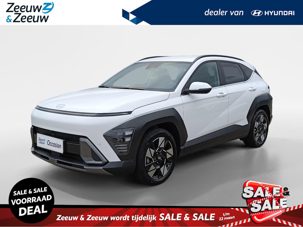 Hyundai Kona - 1.6 GDI HEV Premium Sky DIRECT LEVERBAAR | BOUWJAAR 2025!| GEEN LEVERTIJD - AutoWereld.nl