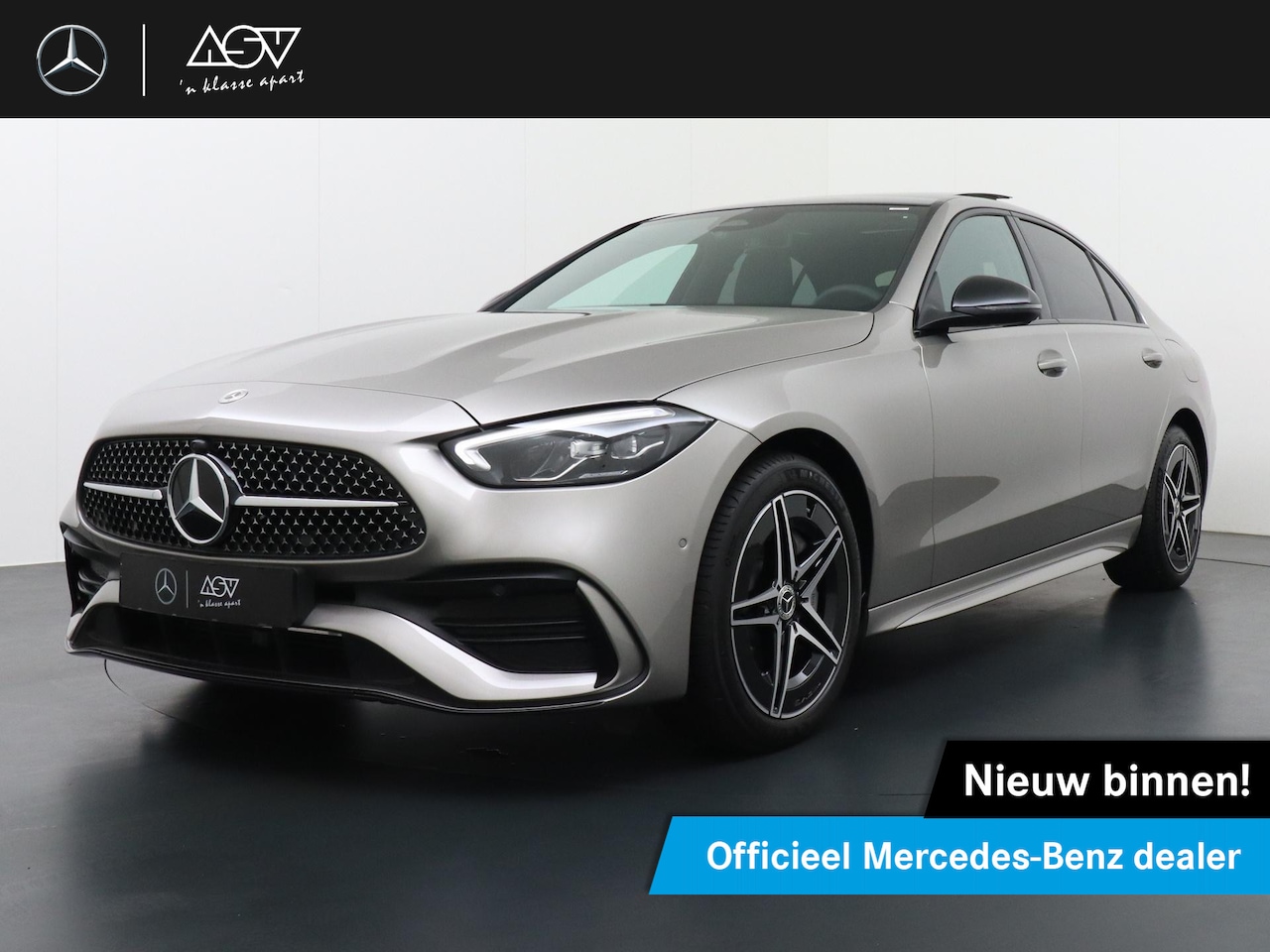 Mercedes-Benz C-klasse - 300 e AMG Line | Panorama - Schuifdak | Niveauregeling | Distronic Cruise Control | Memory - AutoWereld.nl