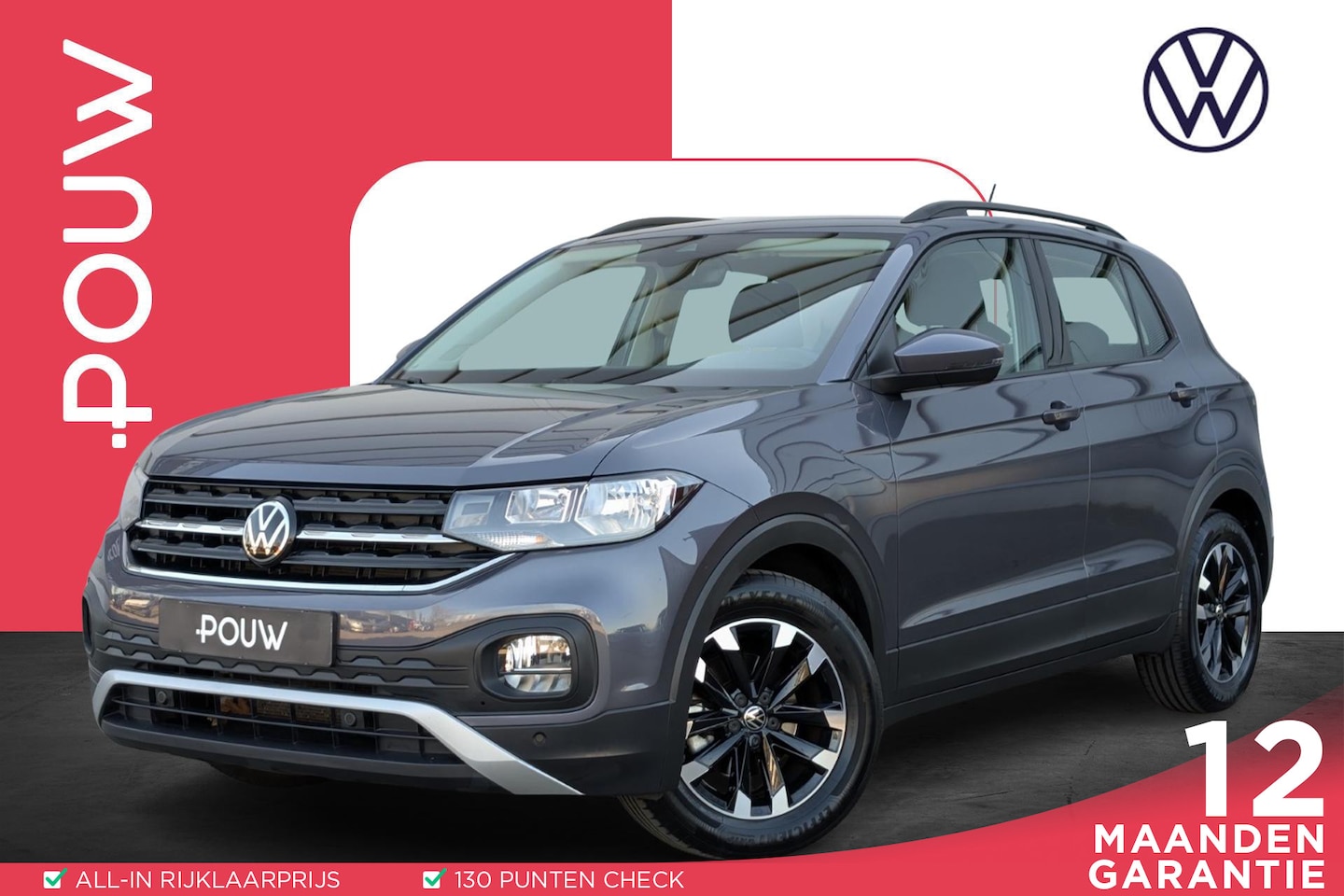 Volkswagen T-Cross - 1.0 TSI 95pk Life | App Connect | Climate Control | Adaptive Cruise - AutoWereld.nl