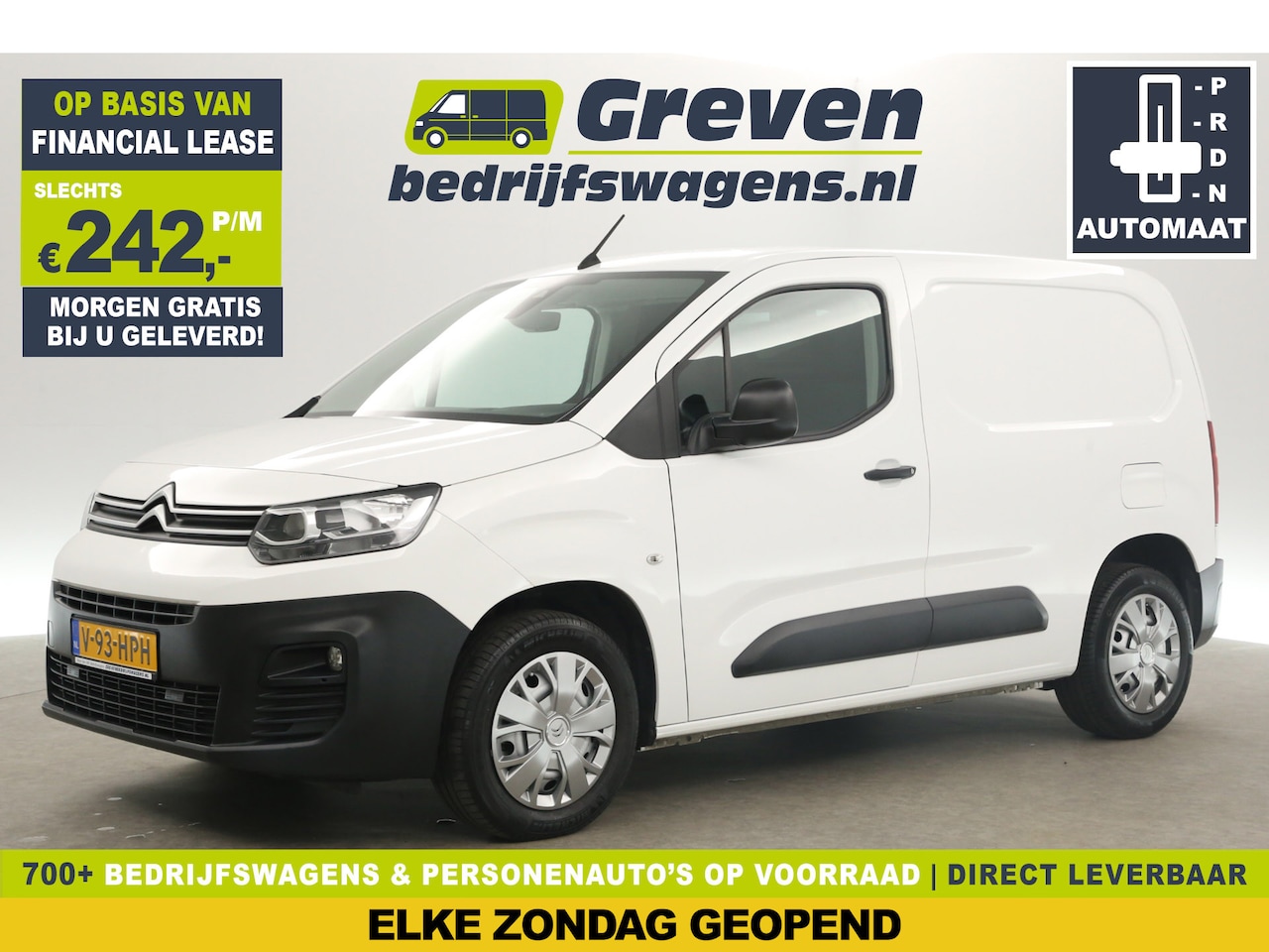 Citroën Berlingo - 1.2 PureTech L1H1 | BENZINE | EMISSIEVRIJE ZONE | 131PK Automaat Airco Cruise PDC Elektrpa - AutoWereld.nl