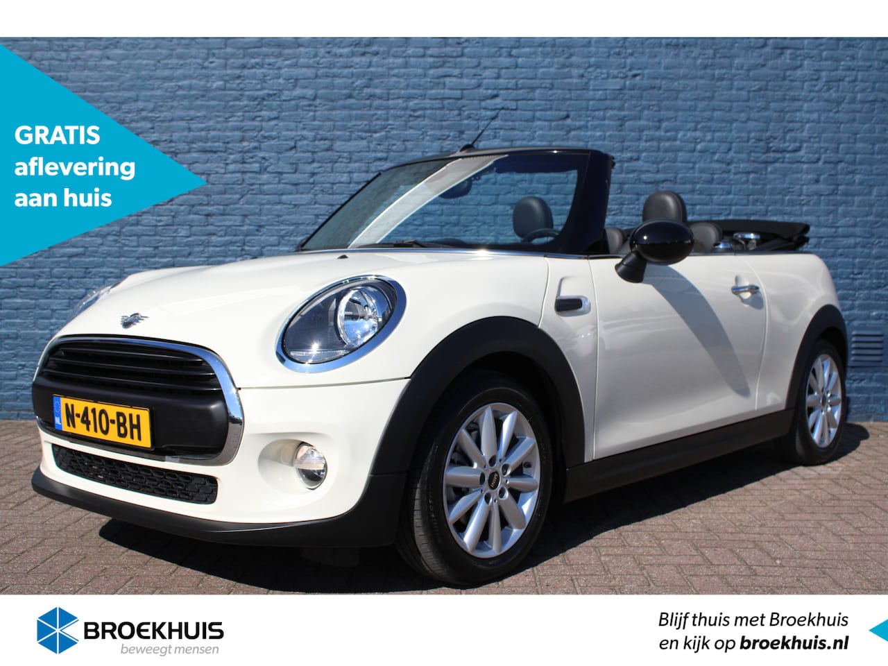 MINI Cabrio - 1.5 One Salt Business | Navigatie | Sportstoelen | Leder | Stoelverwarming | Camera | 65.0 - AutoWereld.nl