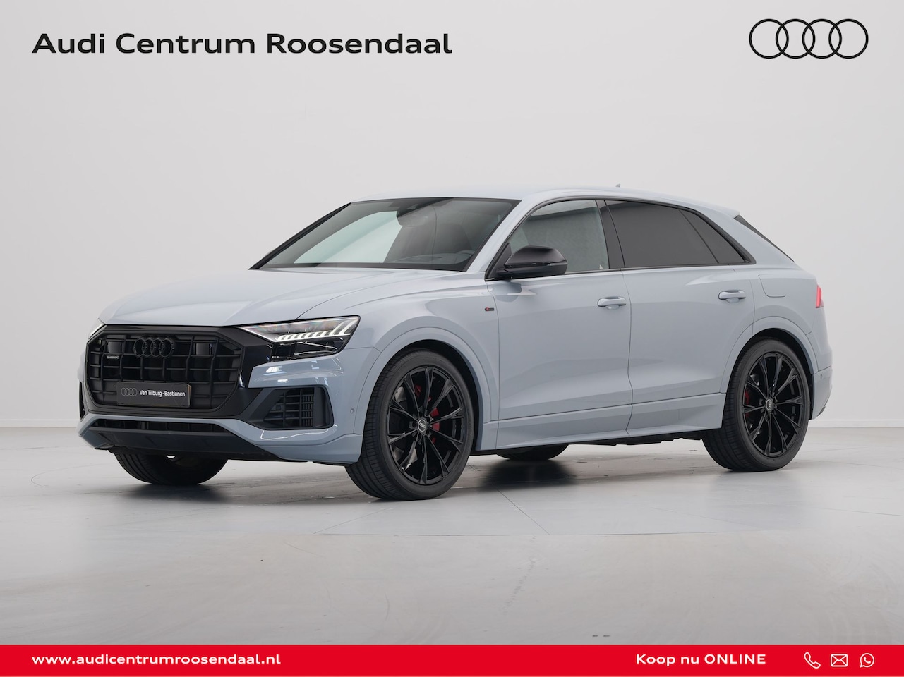 Audi Q8 - 55 TFSI e 380pk quattro Pro Line S-Line Navigatie Luchtvering Stoelmemory Bang & Olufsen - AutoWereld.nl