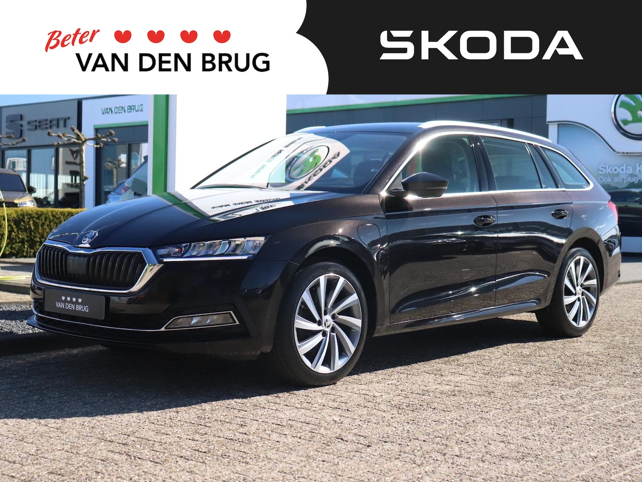 Skoda Octavia Combi - Business Edition 1.4 TSI iV PHEV 204pk | Elektr. stoelen incl. geheugen | Head-up display - AutoWereld.nl