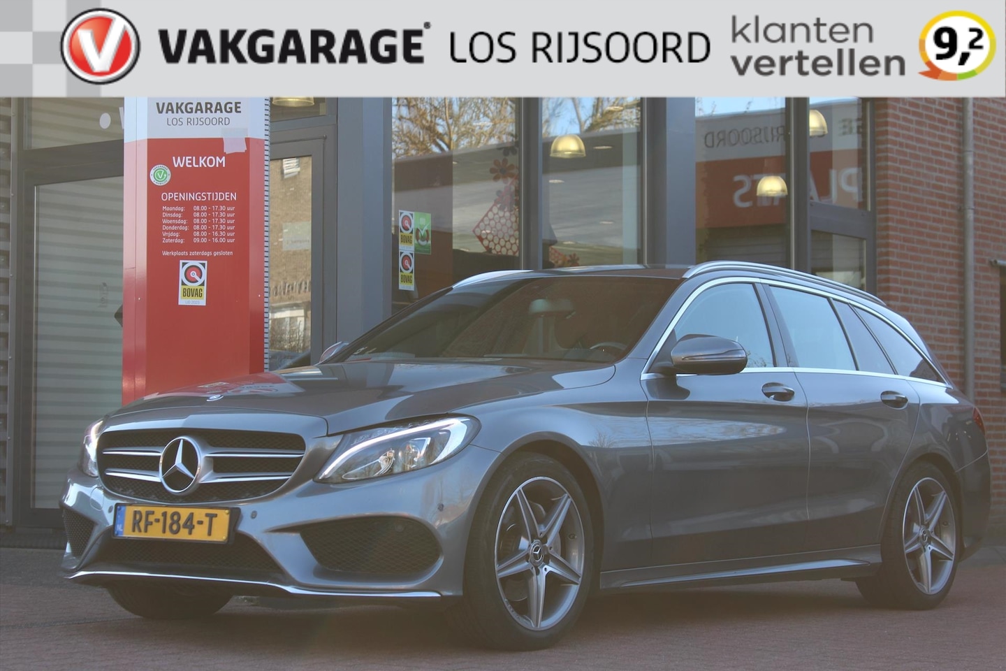 Mercedes-Benz C-klasse - C180 9G-TRONIC *Solution* | Dealer Onderhouden | Trekhaak | Camera | Cruise & Climate Cont - AutoWereld.nl