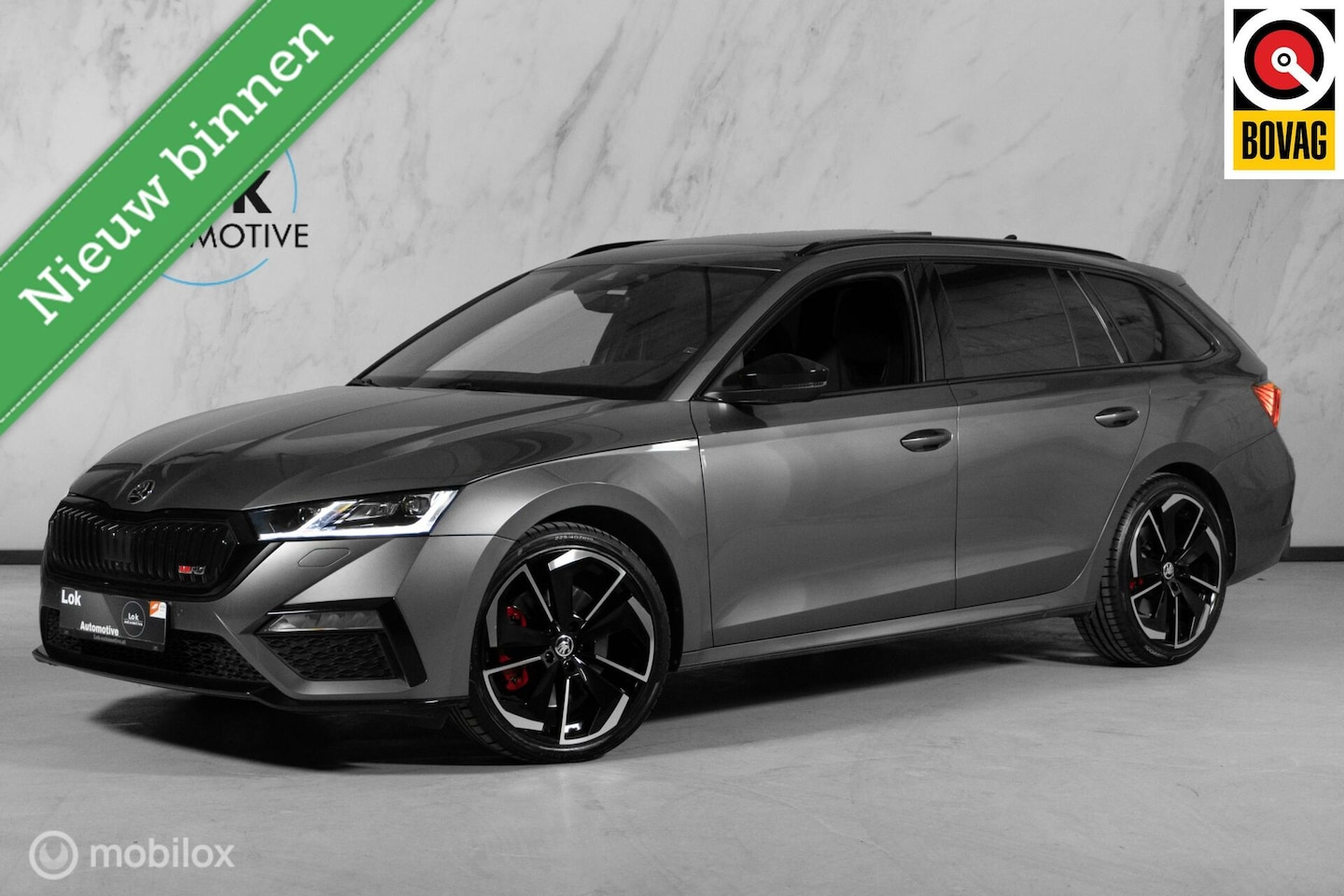 Skoda Octavia - 2.0 TSI RS PANO|MEMORY|LED|KEYLESS|SFEER|TRHK - AutoWereld.nl