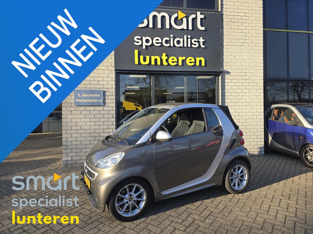 Smart Fortwo cabrio - 1.0 mhd Passion trekstang! - AutoWereld.nl