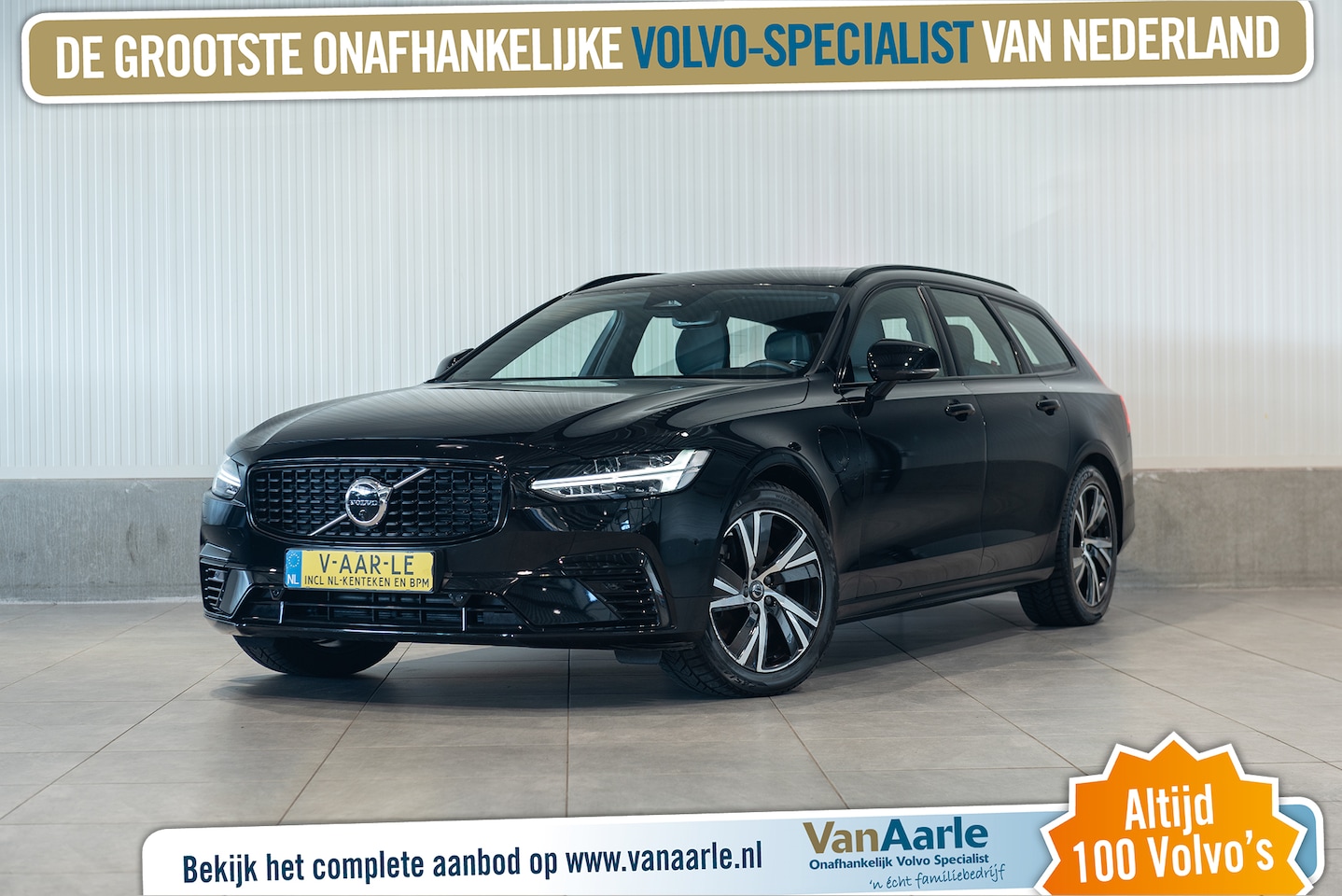 Volvo V90 - T8 Aut. R-Design Long Range ACC 360Camera Stoelverwarming 455pk - AutoWereld.nl